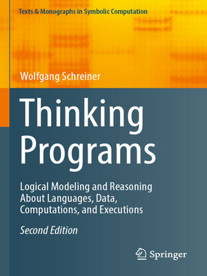 cover image of Thinking Programs